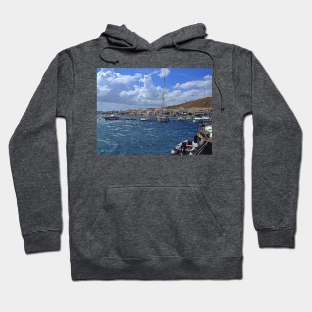 Fornells harbour Hoodie by tomg